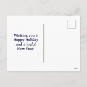 Vrede op aarde feestdagenkaart (Achterkant)