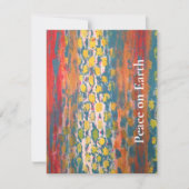 Vrede op aarde feestdagenkaart (Voorkant)