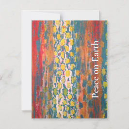 Vrede op aarde feestdagenkaart