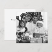 Vrede op aarde feestdagenkaart (Voorkant / Achterkant)