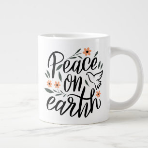 Vrede op Aarde Floral Design Grote Koffiekop