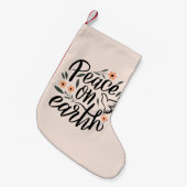 Vrede op Aarde Floral Design Kleine Kerstsok (Voorkant (Hangend))