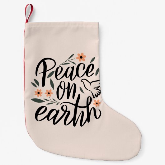 Vrede op Aarde Floral Design Kleine Kerstsok (Voorkant)