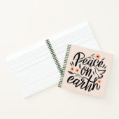 Vrede op Aarde Floral Design Notitieboek (Binnen)