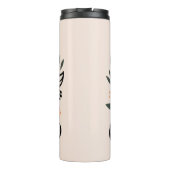 Vrede op Aarde Floral Design Thermosbeker (Achterkant)