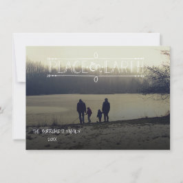 Vrede op Aarde Foto Christmas Kaart