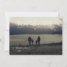 Vrede op Aarde Foto Christmas Kaart