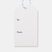 "Vrede op aarde" Fotodag Cadeaulabel (Achterkant)