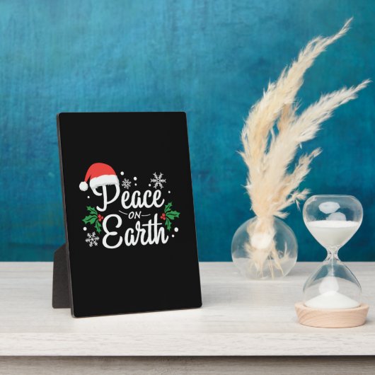 Vrede op aarde fotoplaat (Zijkant)