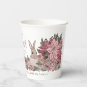 Vrede op aarde gepersonaliseerde Prettige feestdag Papieren Bekers (Achterkant)