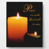 Vrede, op Aarde, Goede wil aan mannen Fotoplaat (Voorkant)