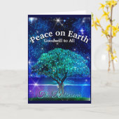 Vrede op aarde Goede wil voor allen Kaart (Gele Bloem)