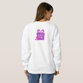 Vrede op aarde Goedwill Kerstmis T-Shirt Sweatshir (Achterkant volledig)