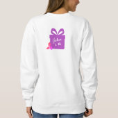 Vrede op aarde Goedwill Kerstmis T-Shirt Sweatshir (Achterkant)