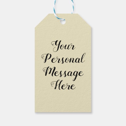 Vrede op aarde, goodwill voor Mannen Gift Label Cadeaulabel (Achterkant)