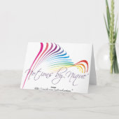 Vrede op aarde Goud op Zwarte Kerst Kaart (Achterkant)