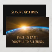 Vrede op aarde | Groeten van het seizoen | Persona Feestdagenkaart (Voorkant / Achterkant)