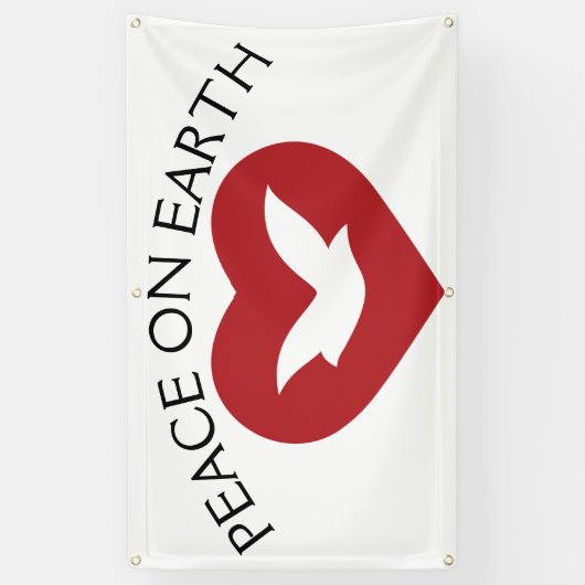 VREDE OP AARDE GROMMET Banner (Verticaal)