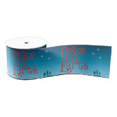 Vrede op aarde grosgrain lint (Spoel)