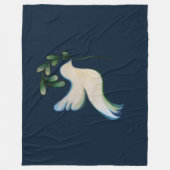 Vrede op Aarde Hoop Fleece Deken (Voorkant)