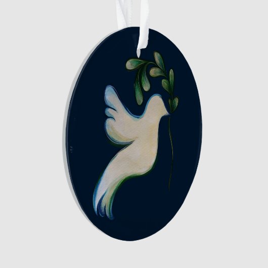 Vrede op Aarde Hoop Ornament (voorkant)