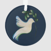 Vrede op Aarde Hoop Ornament (achterkant)