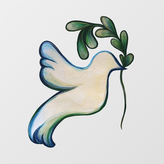 Vrede op Aarde Hoop Raamsticker (Vel)