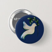 Vrede op Aarde Hoop Ronde Button 5,7 Cm (Voorkant /achterkant)