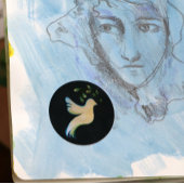 Vrede op Aarde Hoop Ronde Sticker