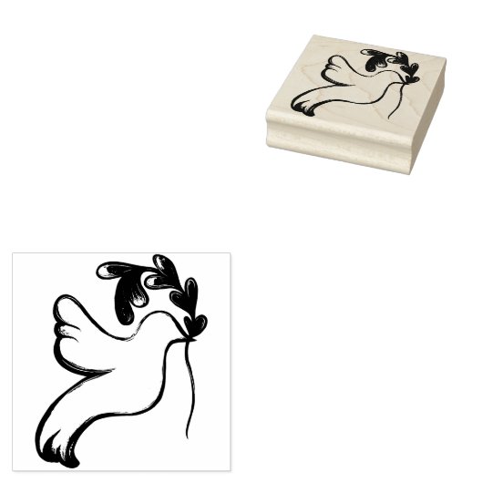 Vrede op Aarde Hoop Rubberstempel (Gestempeld)