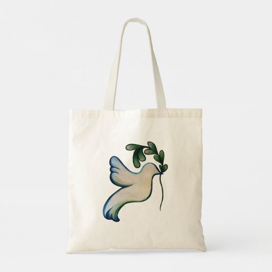 Vrede op Aarde Hoop Tote Bag (Achterkant)