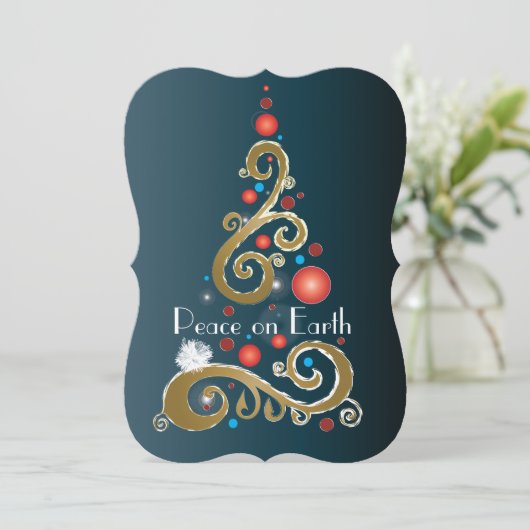 Vrede op Aarde I Feestdagenkaart (Staand voorkant)