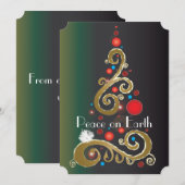 Vrede op aarde II Feestdagenkaart (Voorkant / Achterkant)