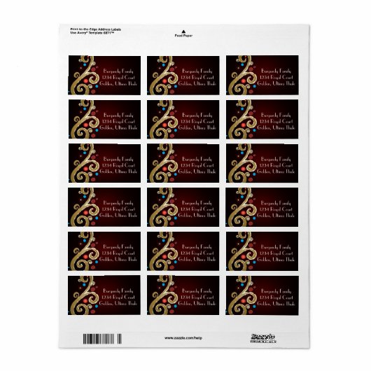 Vrede op Aarde III Etiket (Full Sheet)