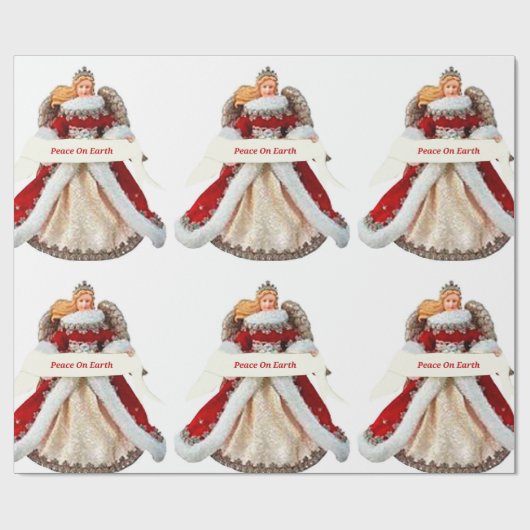 Vrede op aarde inpakpapier (Vlak)