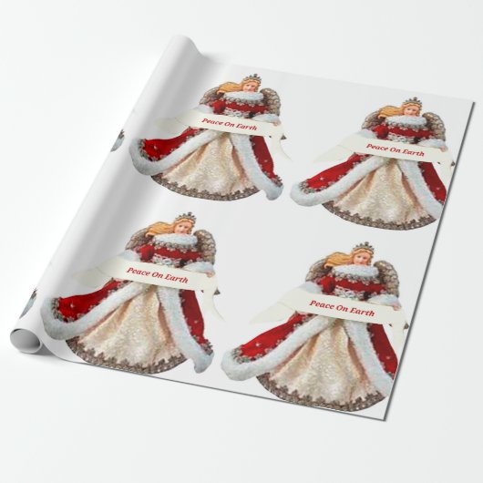 Vrede op aarde inpakpapier (Uitgerold)