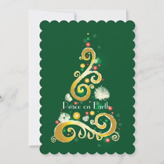 Vrede op Aarde IV Feestdagenkaart (Voorkant)