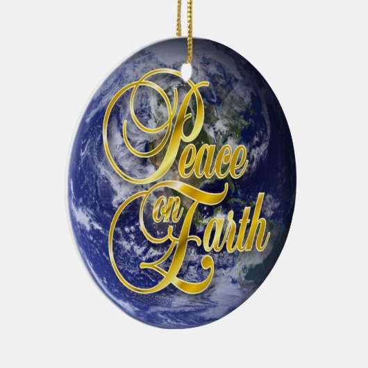 Vrede op aarde John 14:27 Keramisch Ornament (Rechts)