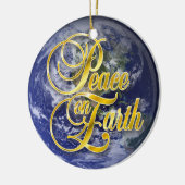 Vrede op aarde John 14:27 Keramisch Ornament (Links)