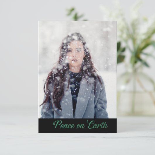 Vrede op aarde kaart (Staand voorkant)