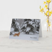 Vrede op Aarde Kaart (Gele Bloem)