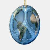 Vrede op aarde keramisch ornament (Rechts)