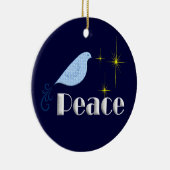 Vrede op aarde keramisch ornament (Rechts)