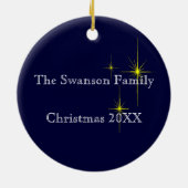 Vrede op aarde keramisch ornament (Achterkant)