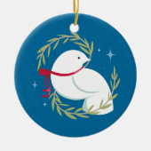 Vrede op aarde keramisch ornament (Voorkant)