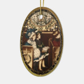 Vrede op Aarde  Keramisch Ornament (Links)