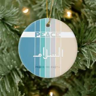 Vrede Op Aarde Keramisch Ornament