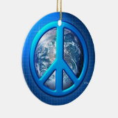 Vrede op aarde keramisch ornament (Rechts)
