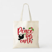 Vrede op Aarde keramisch Tote Bag (Achterkant)
