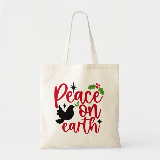 Vrede op Aarde keramisch Tote Bag (Voorkant)